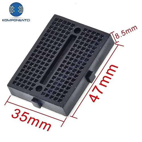 Mini Breadboard Yapkanl 170 Pin Siyah