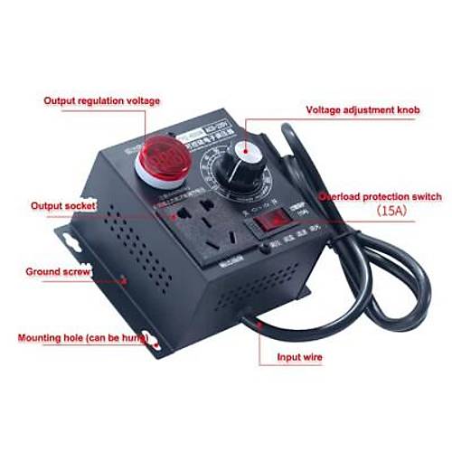 LNZ-4000W AC 220V 4000W Motor H�z Kontrol Mod�l�