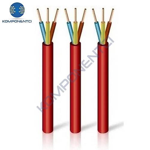 S�MH �ok Telli �ok Damarl� Silikon Kablo�4 x 1.5mm 1 Metre