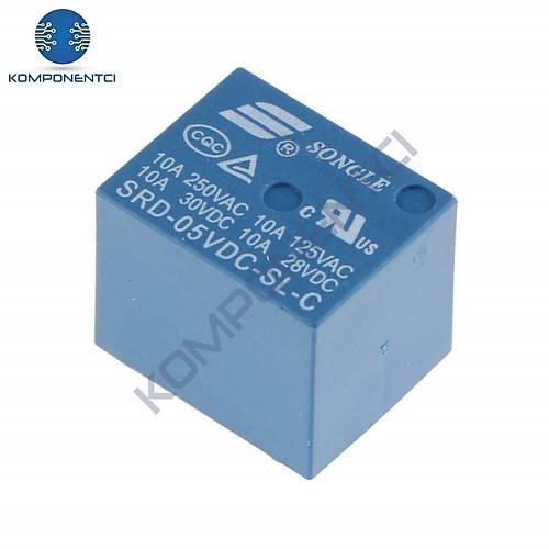 Songle 5V Minyon Spot R�le SRD-05VDC-SL-C