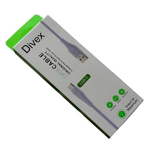 Divex 3A Type-C H�zl� �arj Ve Data Kablosu 1m DC-102