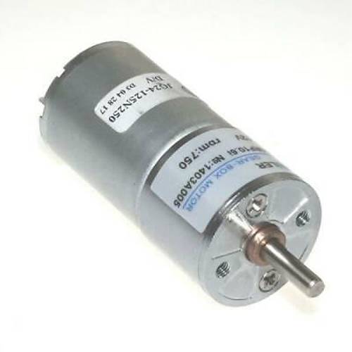 KGA25 12V 750Rpm 25mm Red�kt�rl� Dc Motor
