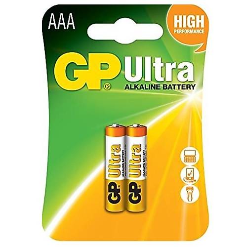 GP LR03 1.5V Ultra Alkalin AAA �nce Kalem Pil 2�li