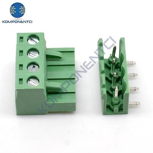4 Pin 5.08mm Ge�meli 90C Tak�m Klemens