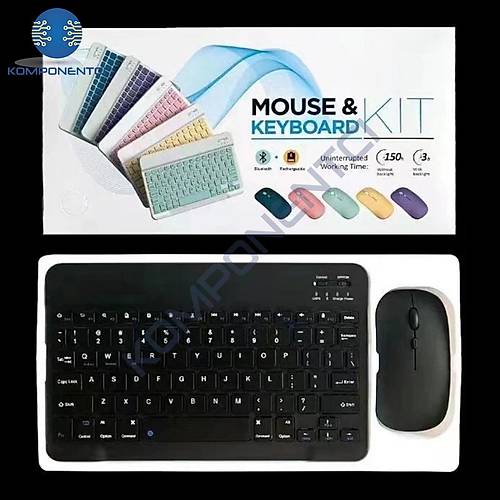 Divex Bluetooth Ba�lant�l� �arjl� Mouse Klavye Seti Siyah�DK-10