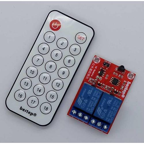 2 Kanal IR Kumandal� R�le Kart� 12 Volt