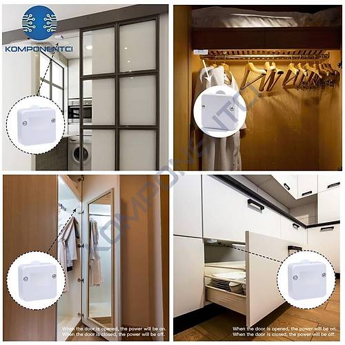 IC-187E Ters Dolap Anahtar� S�va �st� Kapak Switch Siyah