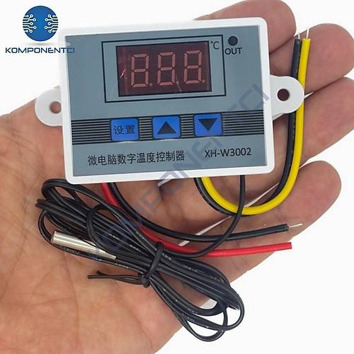 XH-W3002 220V AC Dijital Ayarl Termostat 1500W