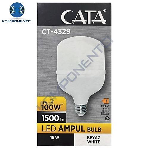 Cata CT-4329 15W E27 6400K Beyaz Led Ampul