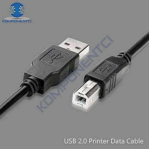 USB 2.0B Yazc Printer Balant Kablosu 10m