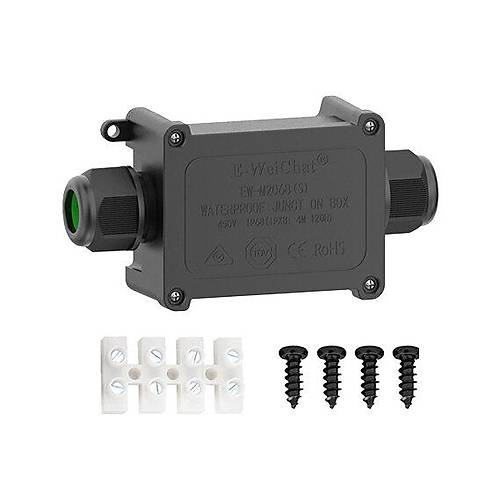 EW-M2068S-2T 2-Yollu Su Ge�irmez Kablo Ba�lant� Kutusu