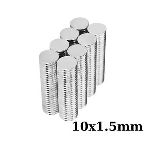 10x1.5mm Neodyum G��l� M�knat�s - Neodim Magnet