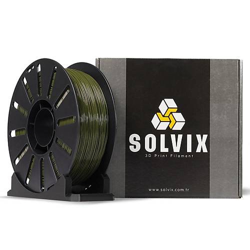 SOLVIX Haki Yeil Pla/Pha Premium Filament 1.75mm 1 Kg