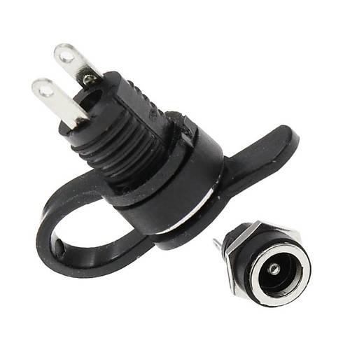 IC-258B 2.1mm DC Somunlu Korumal� Jak 8mm