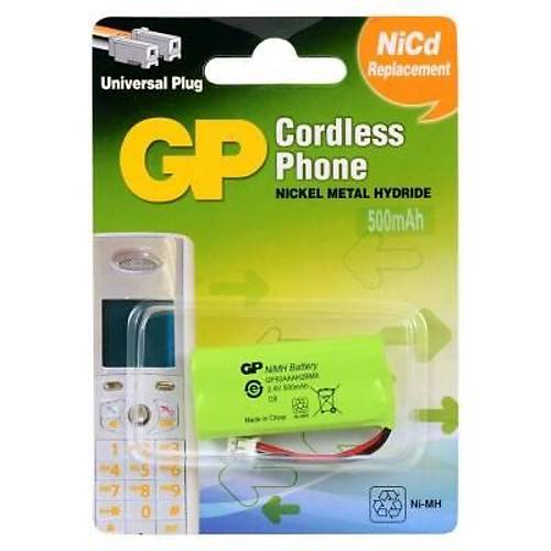 GP T436 2.4V 500mAh Siemens Gigaset Telsiz Telefon Pili