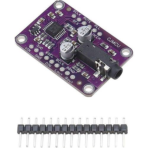 UDA1334A I2S Stereo DAC Dekoder Mod�l� 3.5mm Ses ��k��l�