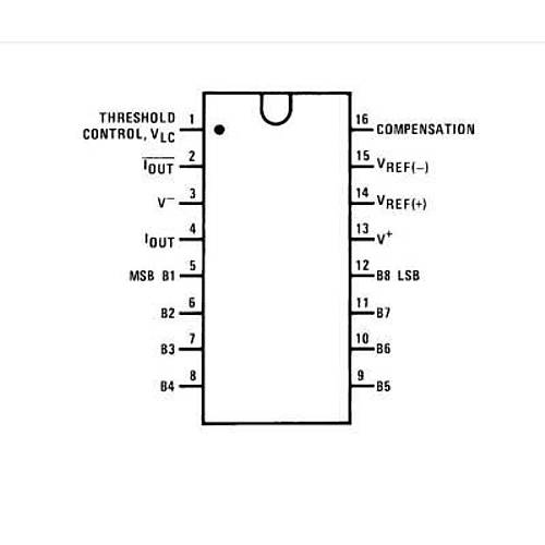 DAC0800 DIP-16 Dijital Analog �evirici Entegresi