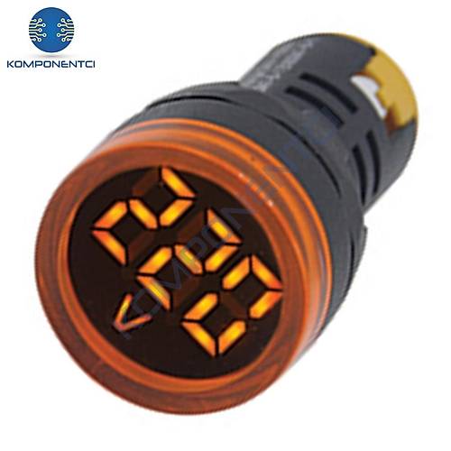 Gwest 22 VS-S 22mm AD-116 Serisi Sar� Voltmetre 24-550V