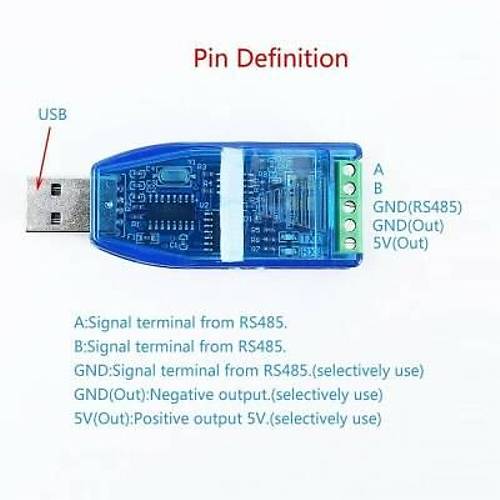 USB RS485 D�n��t�r�c� Haberle�me Mod�l� ch340