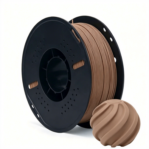Filamood PLA+ Y�ksek Kaliteli A��k Kahverengi Filament 1.75mm 1Kg