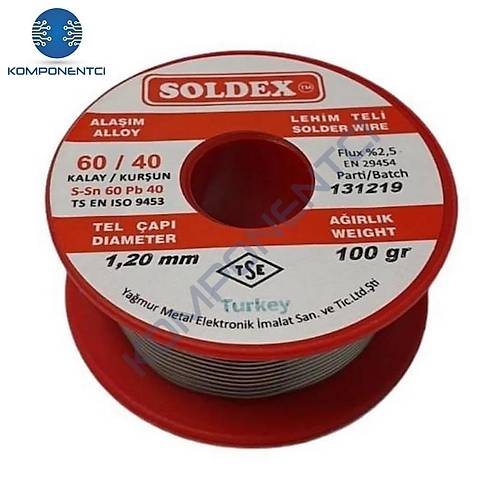 1.2mm 100 gr Soldex Lehim Teli