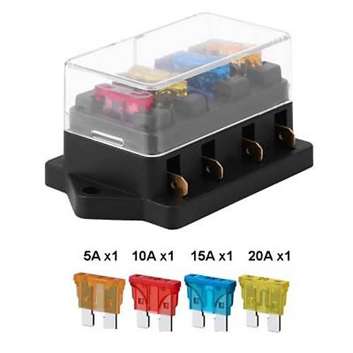 4 Kanal Oto B��ak Sigorta Kutusu