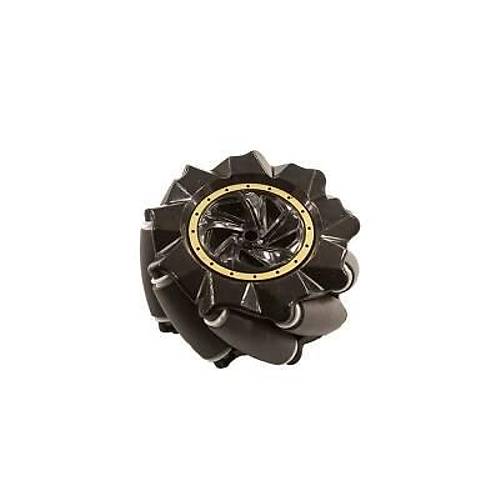 80mm Siyah Omni Mecanum Tekerlek - Sol