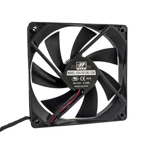 120x120x25mm 12V 0.20A Fan 2 Kablolu