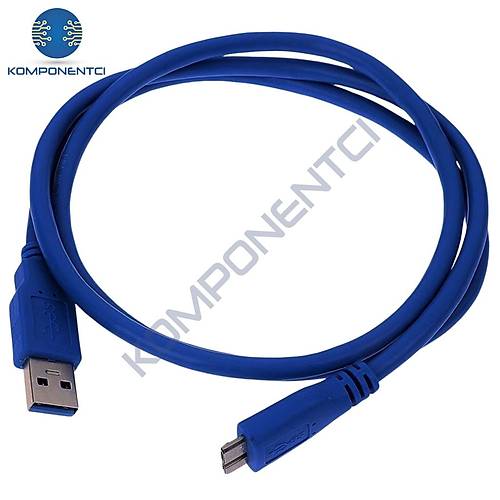 USB3.0 to Micro USB-B Harici Harddisk HDD Data Kablosu 1m