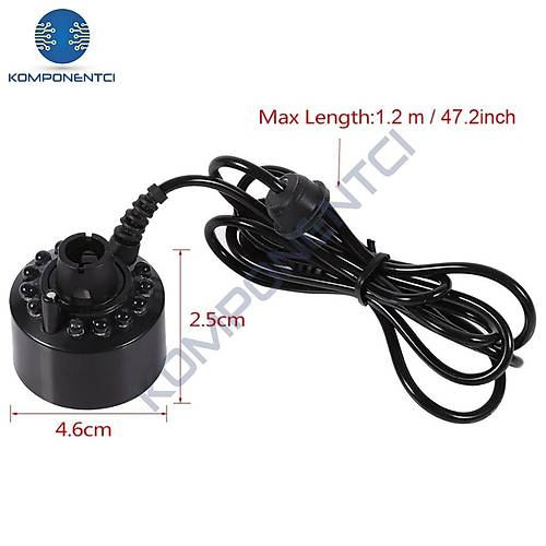 Sis Yap�c� Nem Noz�l� So�uk Buhar 24V 12 Led I��kl� Kulu�ka Makinesi