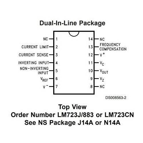 LM723 SMD SO14 Entegre