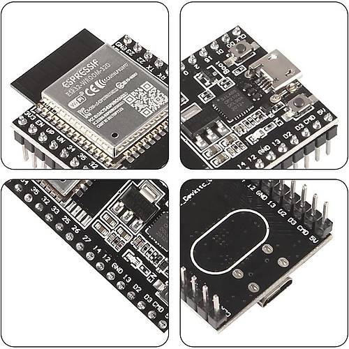 ESP32-WROOM-32D Wifi Bluetooth Gelitirme Kart