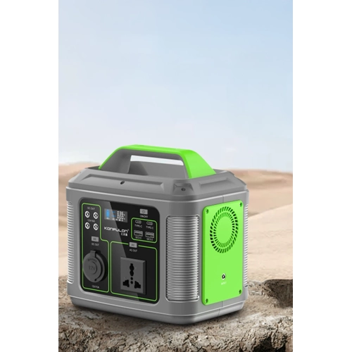 Konfulon CN04 Powerbank 300W 60.000 mAh 5W Led I��kl� Kamp �arj PD 60W - Gri