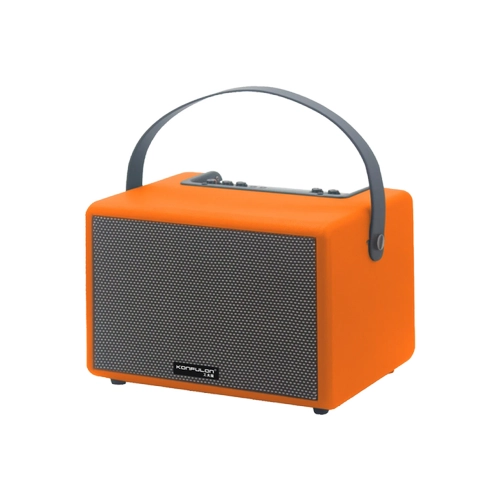 Konfulon F31 50W S�r�c�l� 2 Adet Mikrofonlu BT 5.2 Kablosuz Hoparl�r - Turuncu