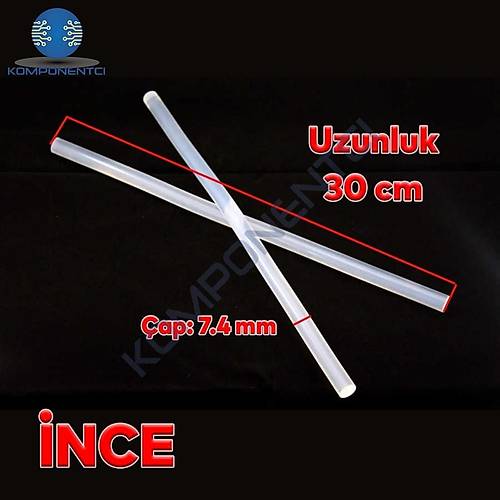 �nce �effaf �ubuk Silikon K���k Tabancalar ��in 30 cm 1 Adet