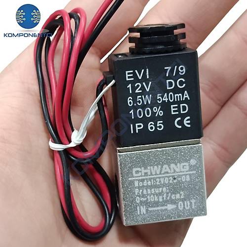 12V DC Selenoid Valf 2V025-08 Pnmatik Valf