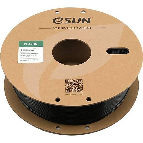 eSUN PLA-HS 1.75mm Siyah Y�ksek H�zl� 3D Yaz�c� Filament