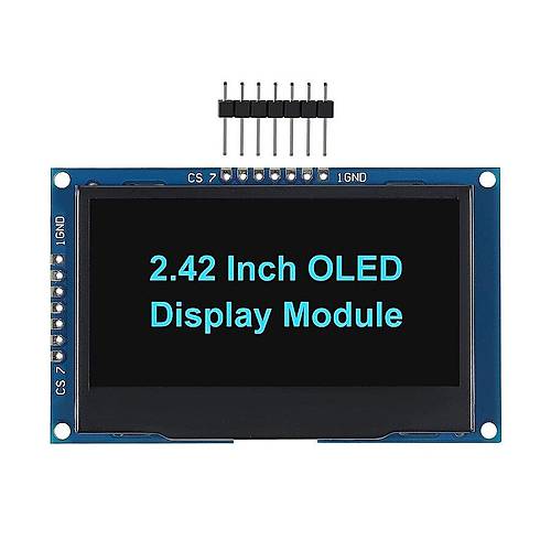 2,42'' 128x64 SSD1309 OLED LCD Ekran - Mavi