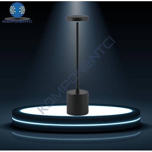 NOAS Midilli Siyah Renk Led Dokunmatik Masa Lambas� �arjl� YL86-1236