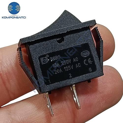 IC-114 Tekli Dar I��ks�z Anahtar On-Off 2P Siyah