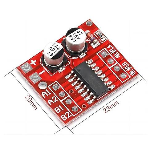 L298N Mini DC ve Step Motor Src Modl