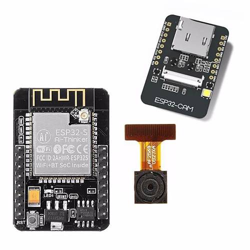 ESP32-CAM WiFi Bluetooth Gelitirme Kart + OV2640 Kamera Modl