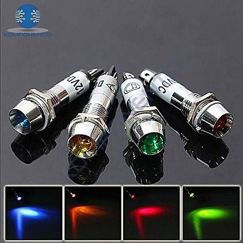 IC-225 8mm Sinyal Lambas� Metal 12V Mavi