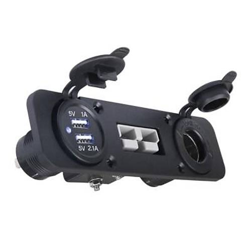 Di�i Ara� �akmakl�k ve 2x5V USB Paneli - Anderson Power Soketli