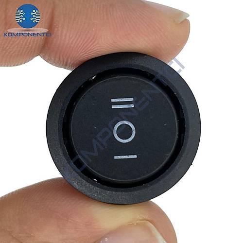 IC-134-6 Yuvarlak Tekne Tipi Anahtar On-Off-On 6P