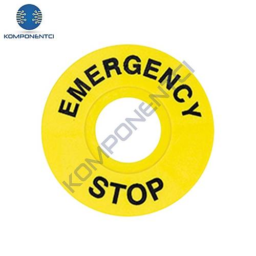 Gwest FD/60 60mm Acil Stop Etiketi