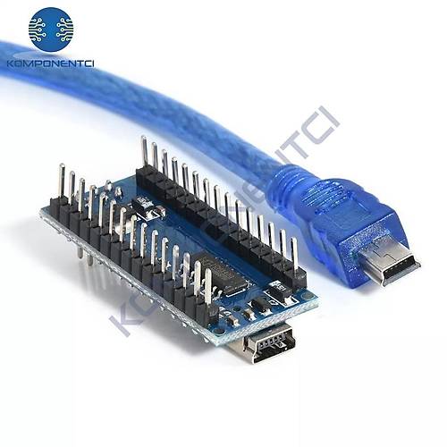 Arduino Nano Klon V3.0 - USB CH340 Chip (USB Kablo Dahil)