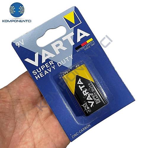 Varta Superlife inko Karbon 9V Pil Tekli Paket