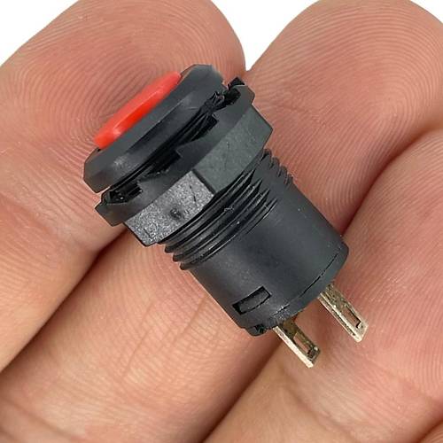 IC-185D Buton Yuvarlak Plastik Kalc 12mm 2P