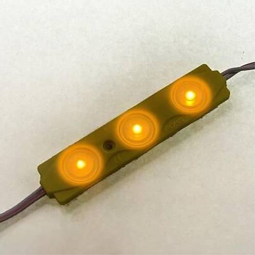 3'l� Mercekli Mod�l Led - Sar� 12V 1.5W